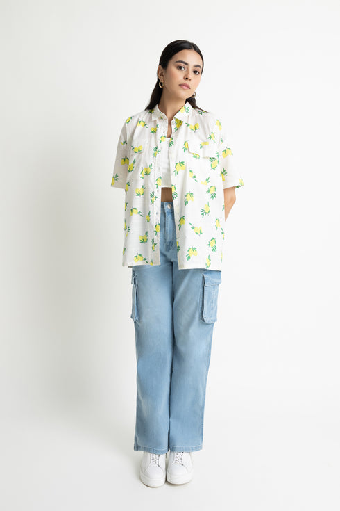 Oversized Lemon Shirt